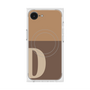 プレミアムスクエアケース with MagSafe［ オリジナル - initial two tone - D brown ］