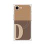 プレミアムスクエアケース with MagSafe［ オリジナル - initial two tone - D brown ］