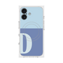 プレミアムスクエアケース with MagSafe［ オリジナル - initial two tone - D blue ］