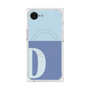 プレミアムスクエアケース with MagSafe［ オリジナル - initial two tone - D blue ］