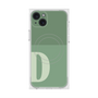 プレミアムスクエアケース with MagSafe［ オリジナル - initial two tone - D green ］
