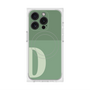 プレミアムスクエアケース with MagSafe［ オリジナル - initial two tone - D green ］