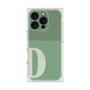プレミアムスクエアケース with MagSafe［ オリジナル - initial two tone - D green ］