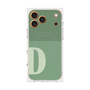 プレミアムスクエアケース with MagSafe［ オリジナル - initial two tone - D green ］