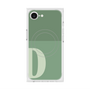 プレミアムスクエアケース with MagSafe［ オリジナル - initial two tone - D green ］