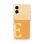 プレミアムスクエアケース with MagSafe［ オリジナル - initial two tone - E orange ］