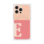 プレミアムスクエアケース with MagSafe［ オリジナル - initial two tone - E pink ］