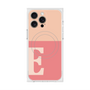 プレミアムスクエアケース with MagSafe［ オリジナル - initial two tone - E pink ］