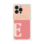 プレミアムスクエアケース with MagSafe［ オリジナル - initial two tone - E pink ］