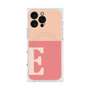 プレミアムスクエアケース with MagSafe［ オリジナル - initial two tone - E pink ］