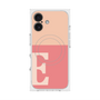 プレミアムスクエアケース with MagSafe［ オリジナル - initial two tone - E pink ］