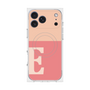 プレミアムスクエアケース with MagSafe［ オリジナル - initial two tone - E pink ］