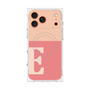 プレミアムスクエアケース with MagSafe［ オリジナル - initial two tone - E pink ］