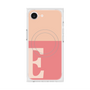 プレミアムスクエアケース with MagSafe［ オリジナル - initial two tone - E pink ］
