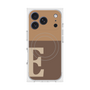 プレミアムスクエアケース with MagSafe［ オリジナル - initial two tone - E brown ］