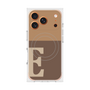 プレミアムスクエアケース with MagSafe［ オリジナル - initial two tone - E brown ］