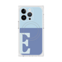 プレミアムスクエアケース with MagSafe［ オリジナル - initial two tone - E blue ］