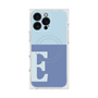 プレミアムスクエアケース with MagSafe［ オリジナル - initial two tone - E blue ］