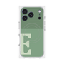 プレミアムスクエアケース with MagSafe［ オリジナル - initial two tone - E green ］