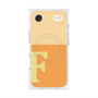 プレミアムスクエアケース with MagSafe［ オリジナル - initial two tone - F orange ］