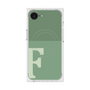 プレミアムスクエアケース with MagSafe［ オリジナル - initial two tone - F green ］