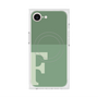 プレミアムスクエアケース with MagSafe［ オリジナル - initial two tone - F green ］