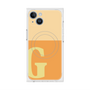 プレミアムスクエアケース with MagSafe［ オリジナル - initial two tone - G orange ］