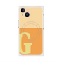 プレミアムスクエアケース with MagSafe［ オリジナル - initial two tone - G orange ］
