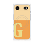 プレミアムスクエアケース with MagSafe［ オリジナル - initial two tone - G orange ］