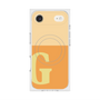 プレミアムスクエアケース with MagSafe［ オリジナル - initial two tone - G orange ］