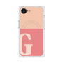 プレミアムスクエアケース with MagSafe［ オリジナル - initial two tone - G pink ］
