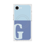 プレミアムスクエアケース with MagSafe［ オリジナル - initial two tone - G blue ］