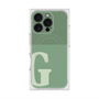 プレミアムスクエアケース with MagSafe［ オリジナル - initial two tone - G green ］