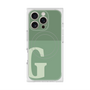 プレミアムスクエアケース with MagSafe［ オリジナル - initial two tone - G green ］