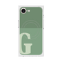 プレミアムスクエアケース with MagSafe［ オリジナル - initial two tone - G green ］