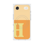 プレミアムスクエアケース with MagSafe［ オリジナル - initial two tone - H orange ］