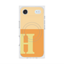 プレミアムスクエアケース with MagSafe［ オリジナル - initial two tone - H orange ］