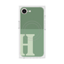 プレミアムスクエアケース with MagSafe［ オリジナル - initial two tone - H green ］