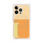 プレミアムスクエアケース with MagSafe［ オリジナル - initial two tone - I orange ］