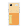 プレミアムスクエアケース with MagSafe［ オリジナル - initial two tone - I orange ］