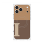 プレミアムスクエアケース with MagSafe［ オリジナル - initial two tone - I brown ］