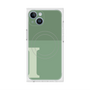 プレミアムスクエアケース with MagSafe［ オリジナル - initial two tone - I green ］