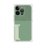 プレミアムスクエアケース with MagSafe［ オリジナル - initial two tone - I green ］