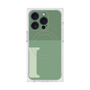プレミアムスクエアケース with MagSafe［ オリジナル - initial two tone - I green ］