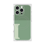 プレミアムスクエアケース with MagSafe［ オリジナル - initial two tone - I green ］