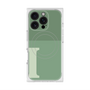 プレミアムスクエアケース with MagSafe［ オリジナル - initial two tone - I green ］