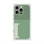 プレミアムスクエアケース with MagSafe［ オリジナル - initial two tone - I green ］