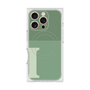 プレミアムスクエアケース with MagSafe［ オリジナル - initial two tone - I green ］