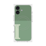 プレミアムスクエアケース with MagSafe［ オリジナル - initial two tone - I green ］