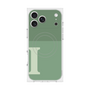 プレミアムスクエアケース with MagSafe［ オリジナル - initial two tone - I green ］